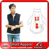Fashion Waistcoat For Men Design with electric heating system heated clothing warm OUBOHK